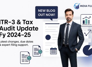 ITR 3 FILLING WEB BLOG PAGE